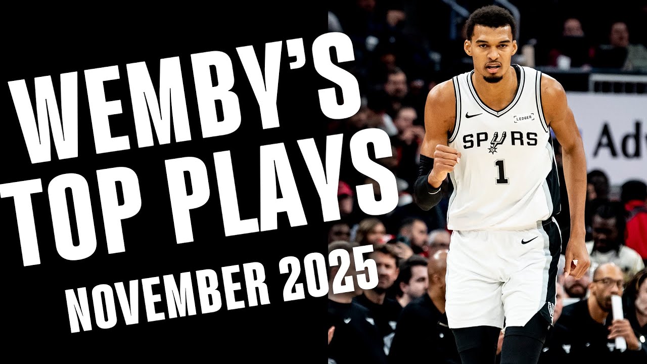 Victor Wembanyama is Breaking the NBA: CRAZY November Highlights background