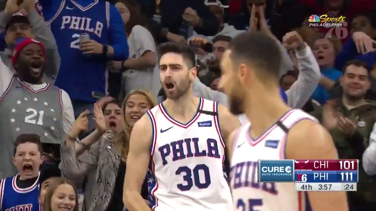 Furkan Korkmaz vs Chicago Bulls | 02.09.2020 background