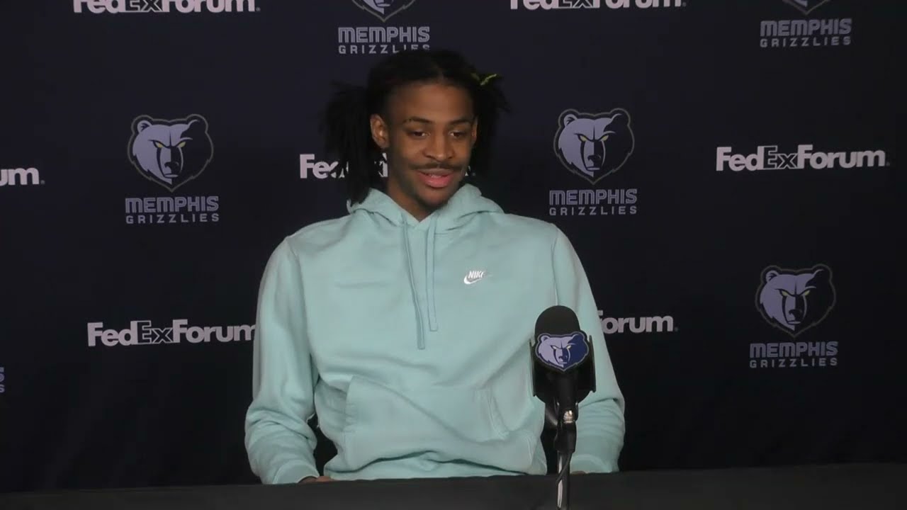 MEMvSAS: Ja Morant postgame 2.28.22 background