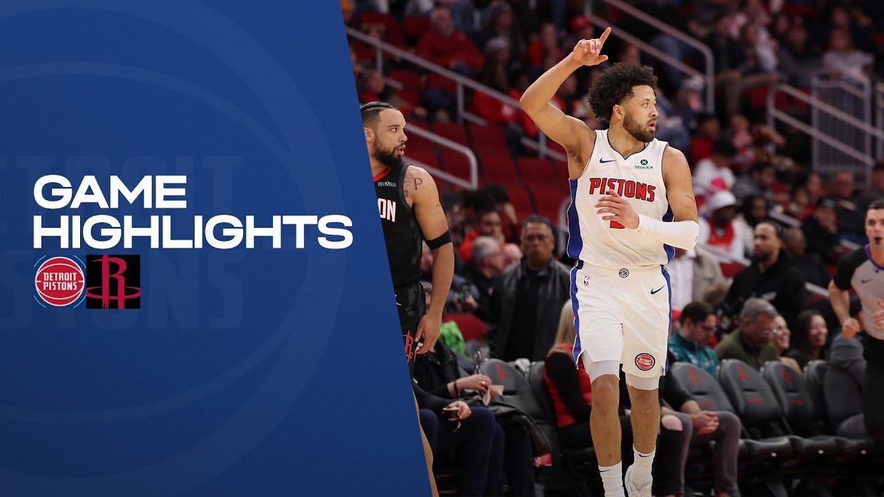 Full Game Highlights l Detroit Pistons at Houston Rockets