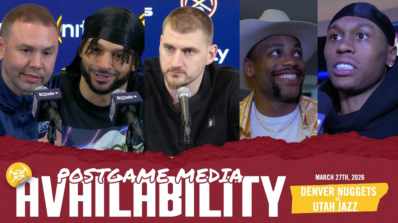 ALL Denver Nuggets Postgame Media vs. UTA 🎙️