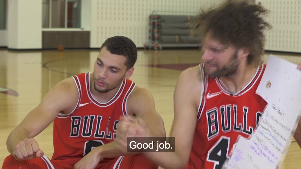 Late Night Snack with Henry: Robin Lopez and Zach LaVine background