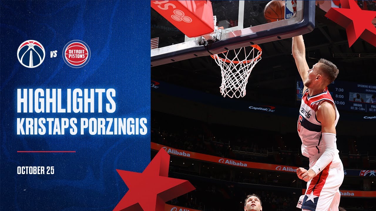 Highlights: Kristaps Porzingis puts up 20 vs Detroit Pistons - 10/25/22
