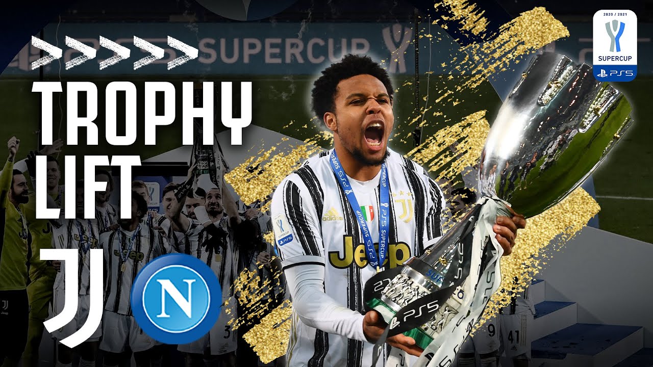 π πΎ TROPHY LIFT & DRESSING ROOM CELEBRATIONS | Juventus 2-0 Napoli | Supercoppa Italiana background