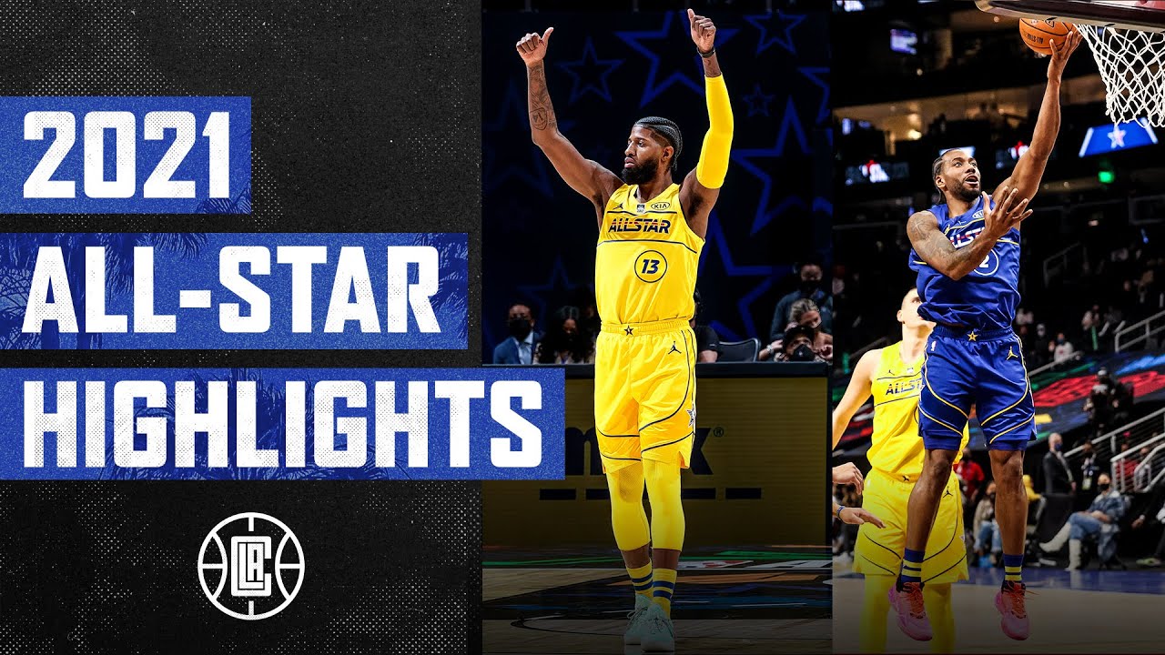 Paul George and Kawhi Leonard’s Full 2021 NBA All-Star Highlights | LA Clippers background
