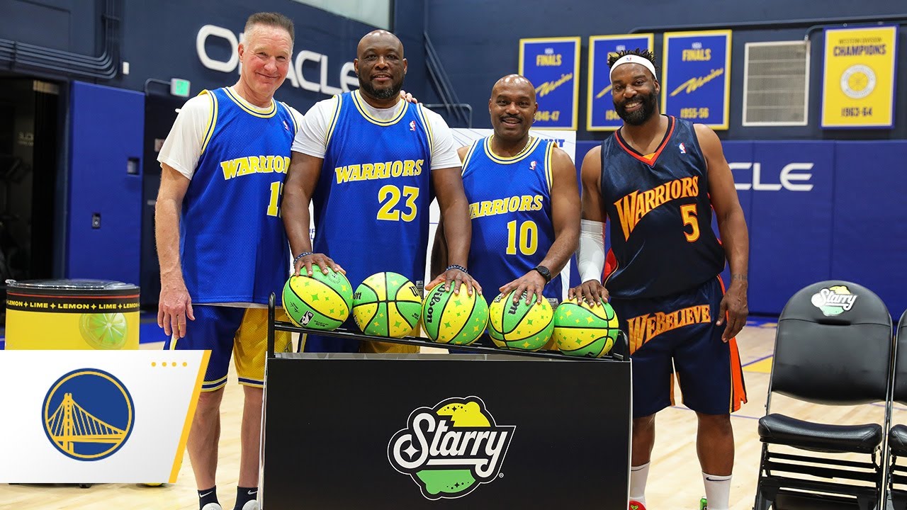 Warriors Legends Compete in Ultimate 3-Point Contest | Starry Alumni Shootout