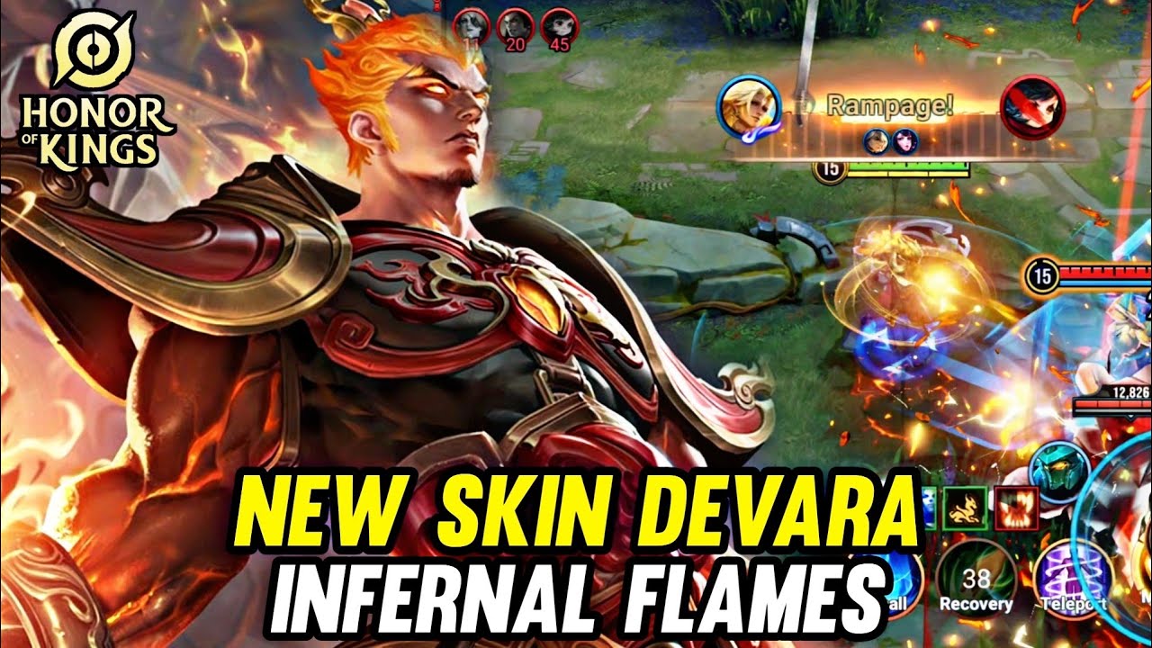 HOK : NEW SKIN DEVARA INFERNAL FLAMES - HONOR OF KINGS