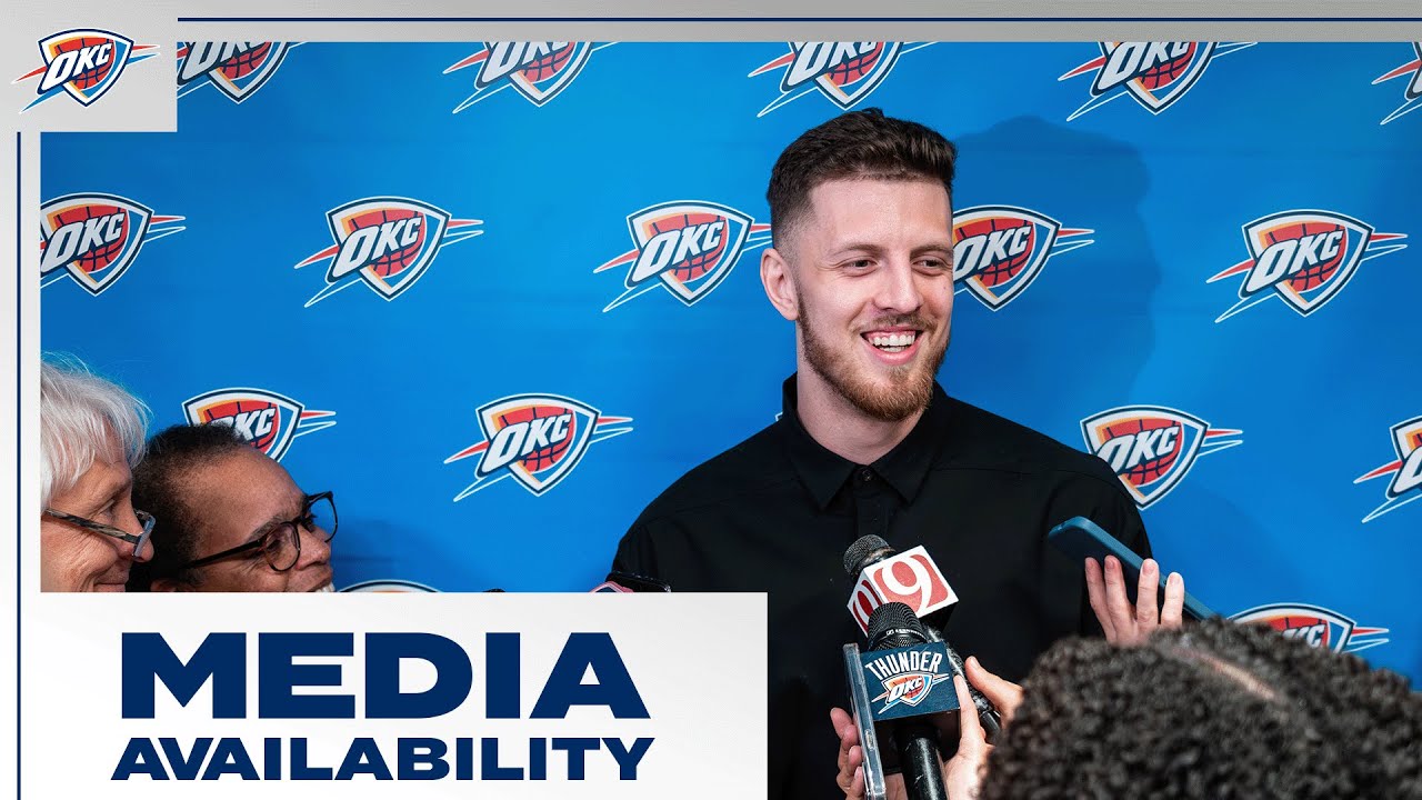 Isaiah Hartenstein Full Introductory Media Availability | July 6, 2024 | OKC Thunder background