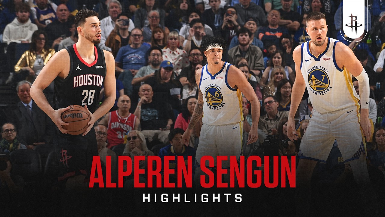 Alperen Sengun (24 points) Highlights vs. Golden State Warriors background