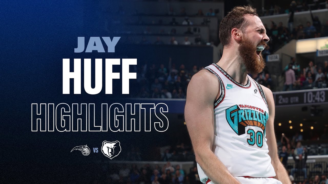 Jay Huff Highlights vs Orlando Magic background