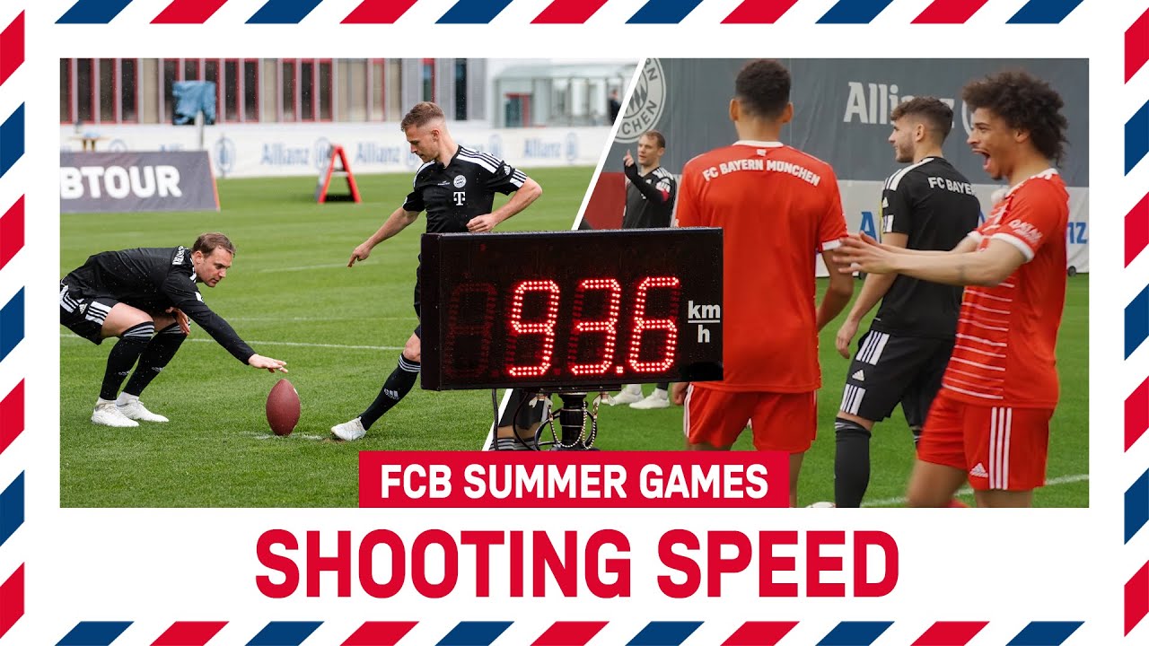 Shooting Speed Challenge | FC Bayern Summer Games 2022 | Episode 2 background