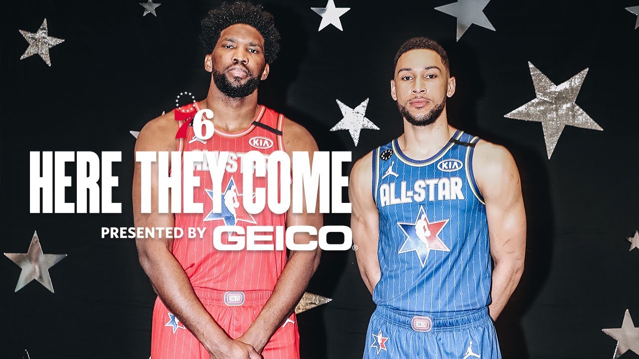 Here They Come | All-Star Weekend : Ben Simmons & Joel Embiid Take To Chicago background