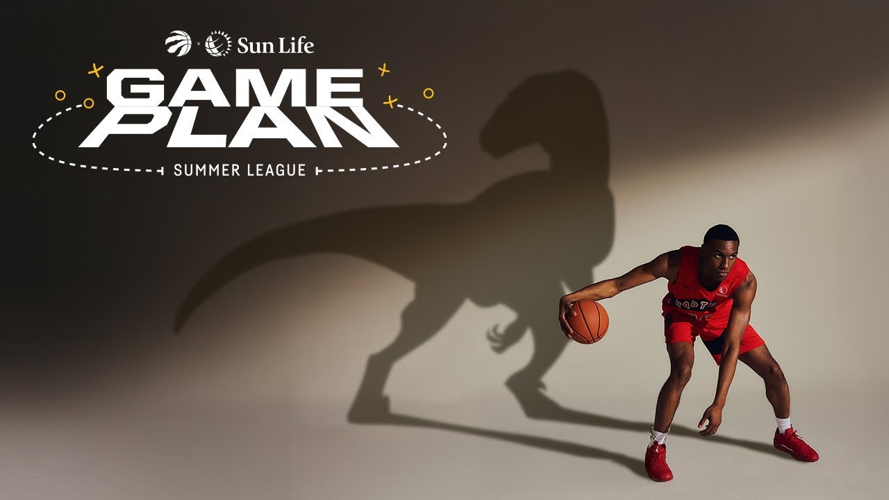 Game Plan | Summer League | Toronto Raptors + Sun Life background