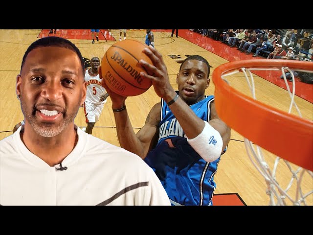 "Electrifying play by Tracy McGrady!!" | T-Mac's Off the Backboard Dunk