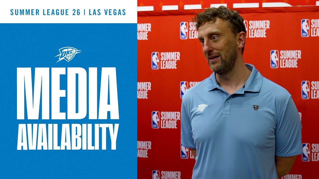 Coach Connor Johnson after Final Game in Las Vegas | 2026 NBA Summer League | OKC Thunder