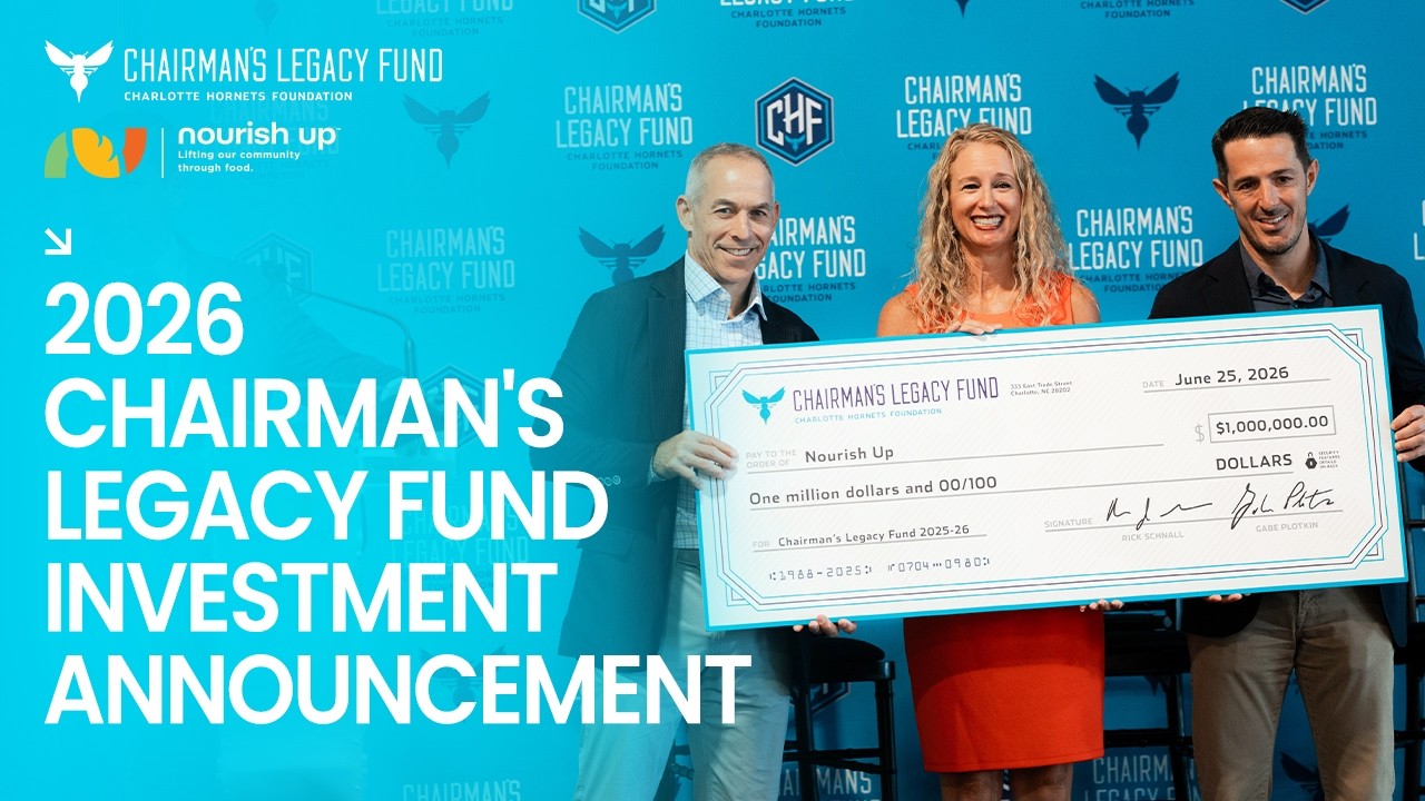Charlotte Hornets x Nourish Up - Chairmans Legacy Fund Event