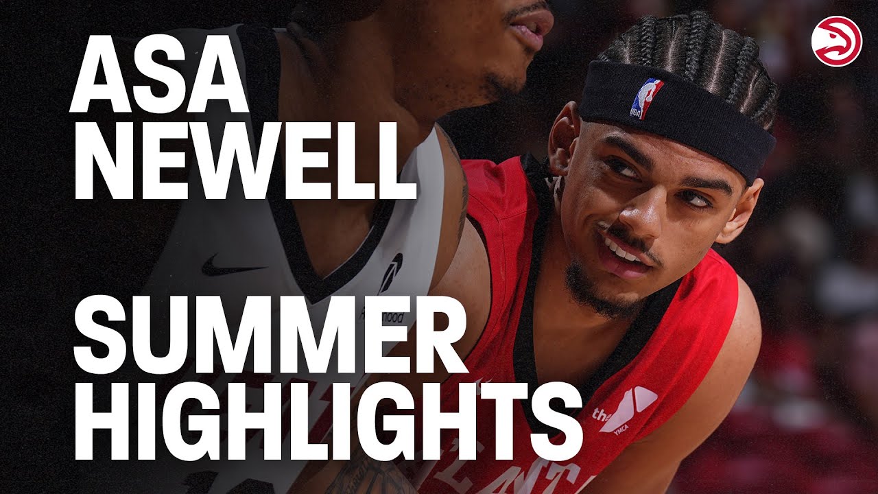 Asa Newell Full 2025 Summer League Highlights background