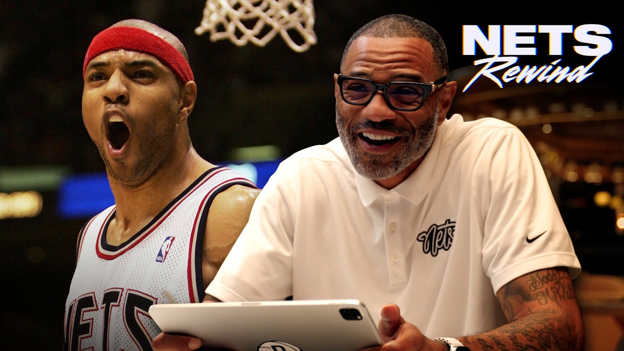 Kenyon Martin Relives His Biggest Blocks and Poster Dunks | Nets Rewind background