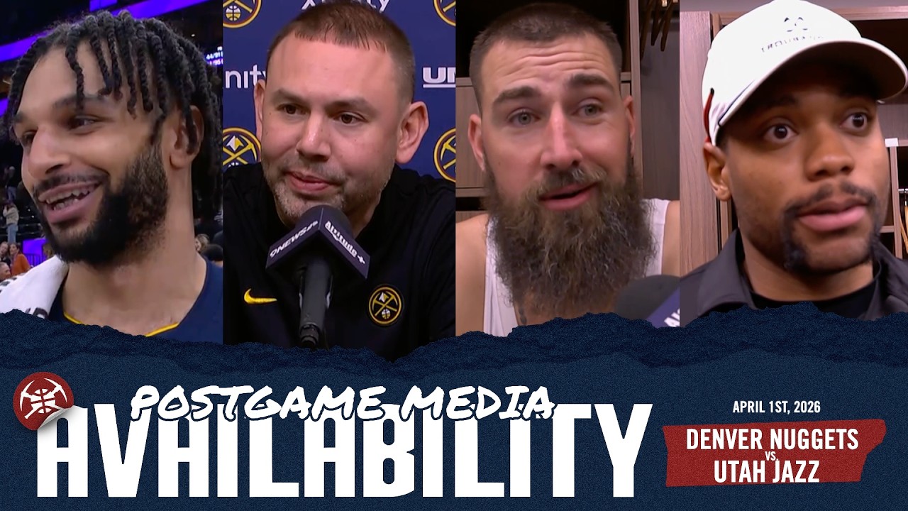 ALL Denver Nuggets Postgame Media vs. UTA 🎙️
