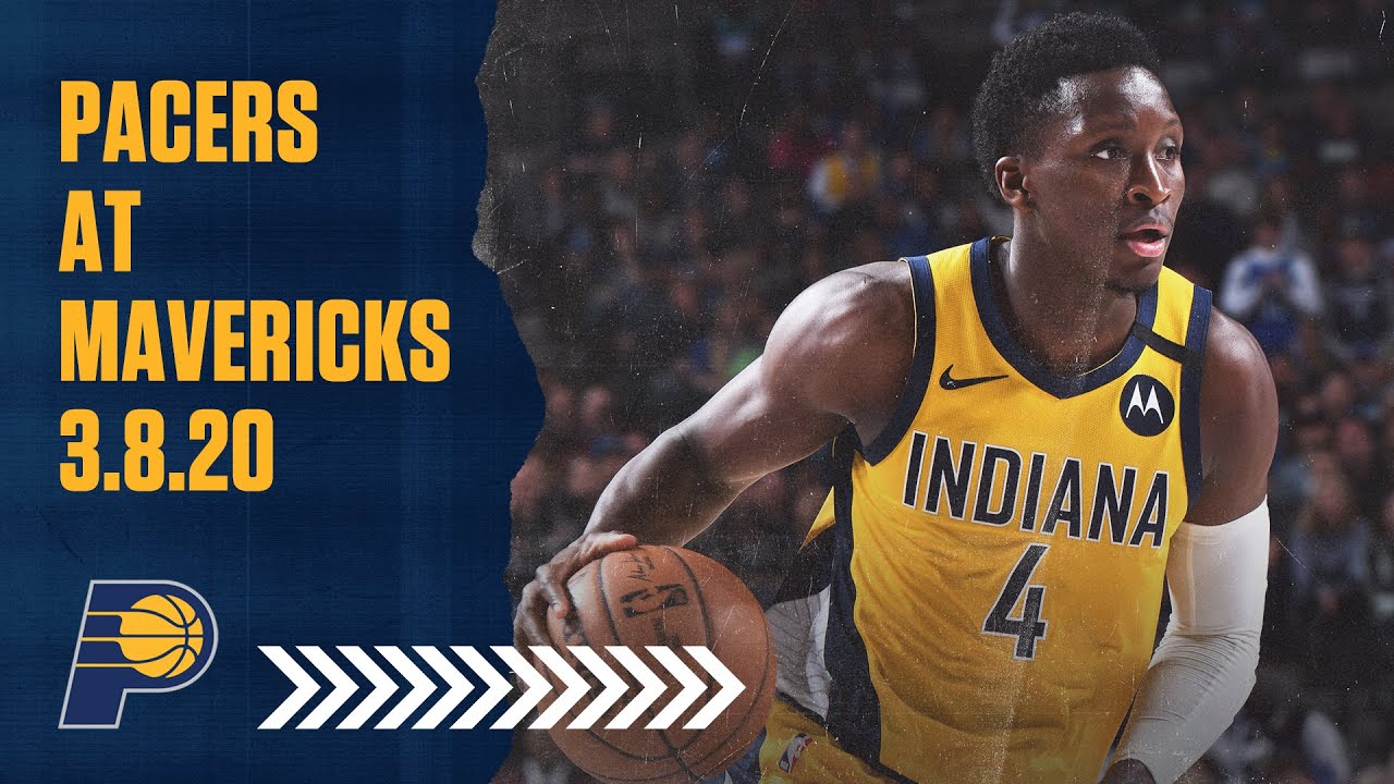 Indiana Pacers Highlights vs Dallas Mavericks | March 8, 2020 background