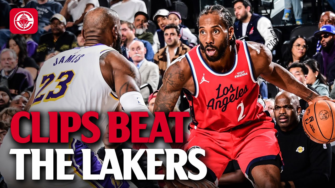 Clippers Clutch Win Over the Lakers background