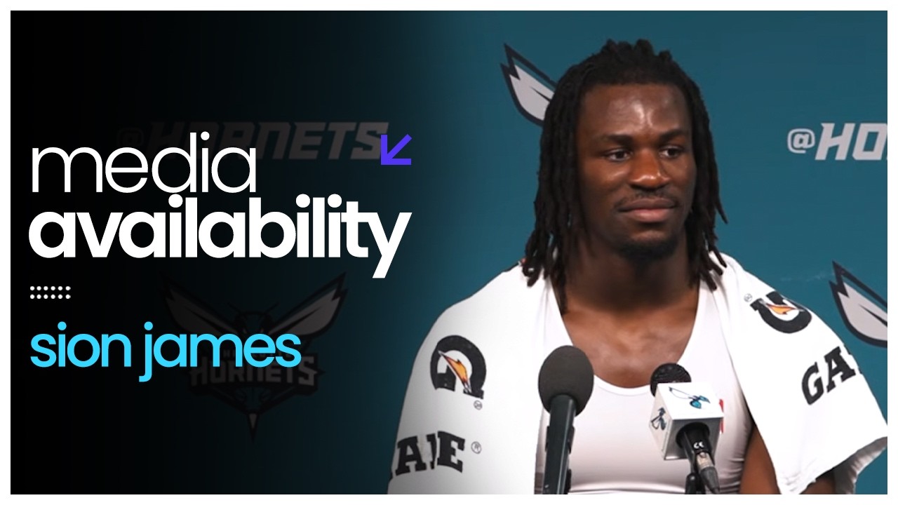 Hornets vs Pacers: Sion James Postgame Media Availability | 4/3/2026