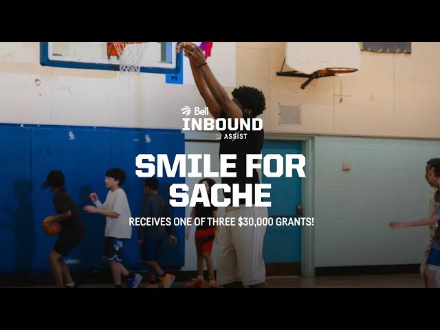 Toronto Raptors + Bell |Inbound Assist | Smile for Sache background