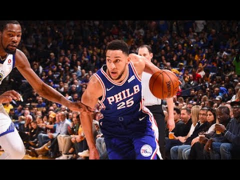 Ben Simmons | Highlights vs Warriors (11.11.17) 13 Pts, 8 Asts, 5 Rebs, 2 Stl background