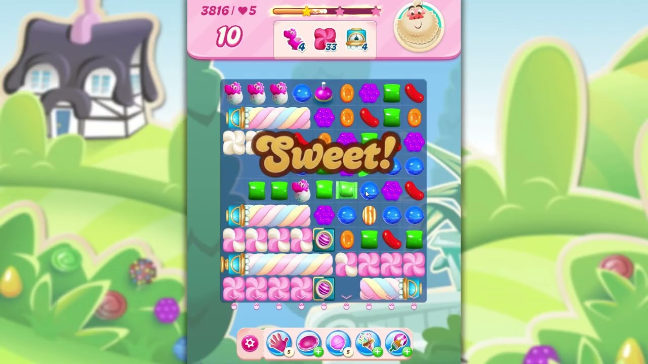 Candy Crush Saga Level 3816 New Version