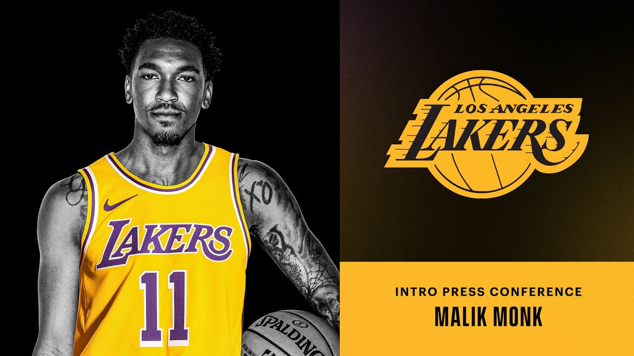 Intro Press Conference: Malik Monk (8/6/21) background
