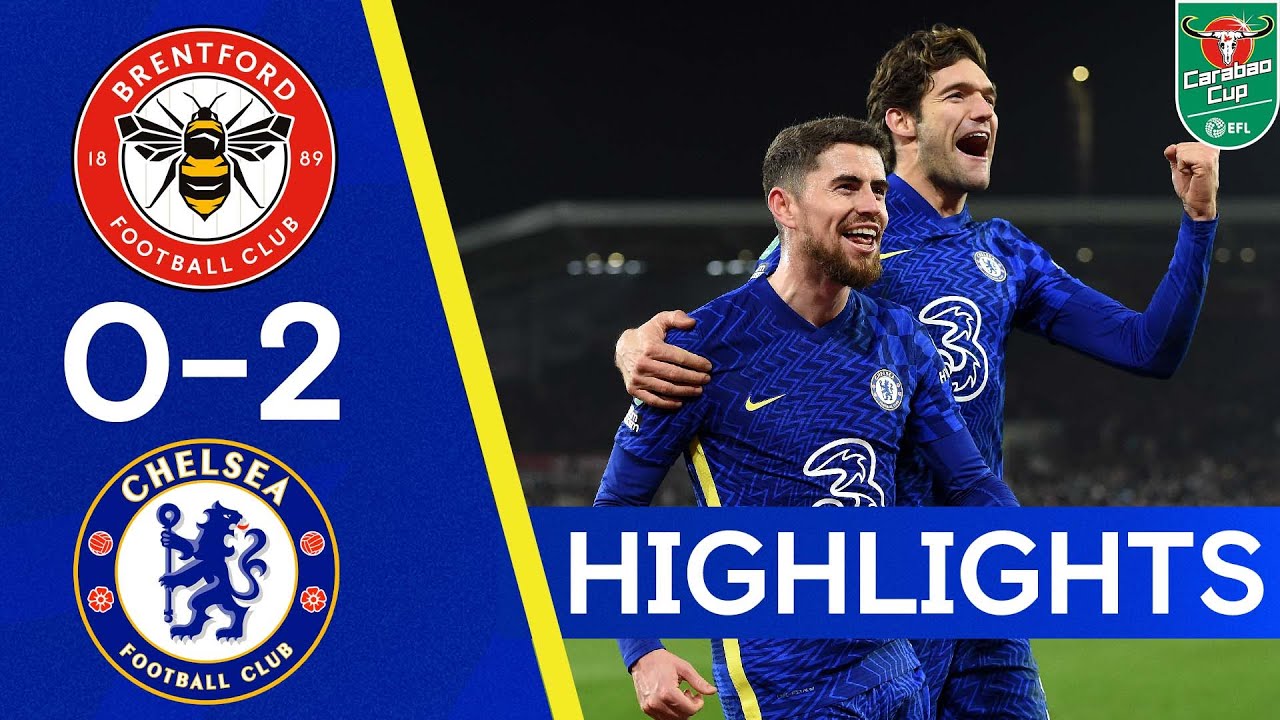 Brentford 0-2 Chelsea | Late Goals The Difference as Blues Reach The Semis! đ„| Highlights background
