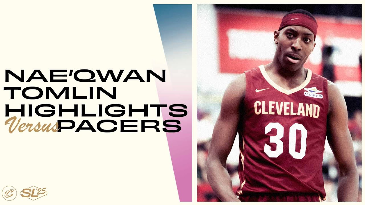 Cavs vs Pacers | Nae'Qwan Tomlin Highlights | 7.10.2025 background