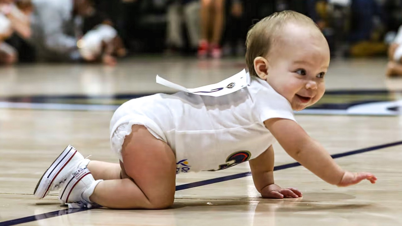 Babies Compete at 2025-26 Baby Crawl Race 👶🏎️ background