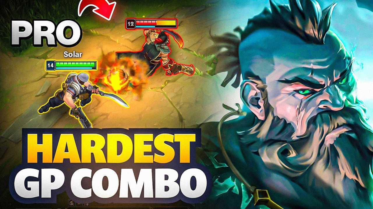 TEACHING A PRO PLAYER GANGPLANK'S HARDEST COMBO (DOUBLE + TRIPLE BARREL)
