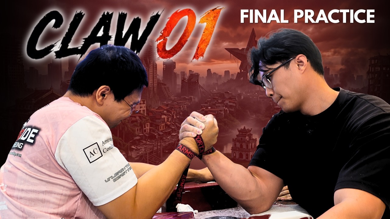 Team Singapore Final Armwrestling Table Prep for Claw01