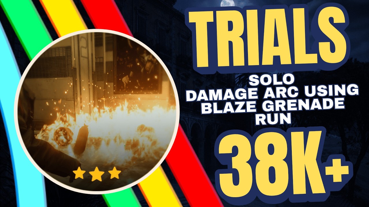 Solo Damage ARC Using Blaze Grenade Run 38K+ | ARC Raiders