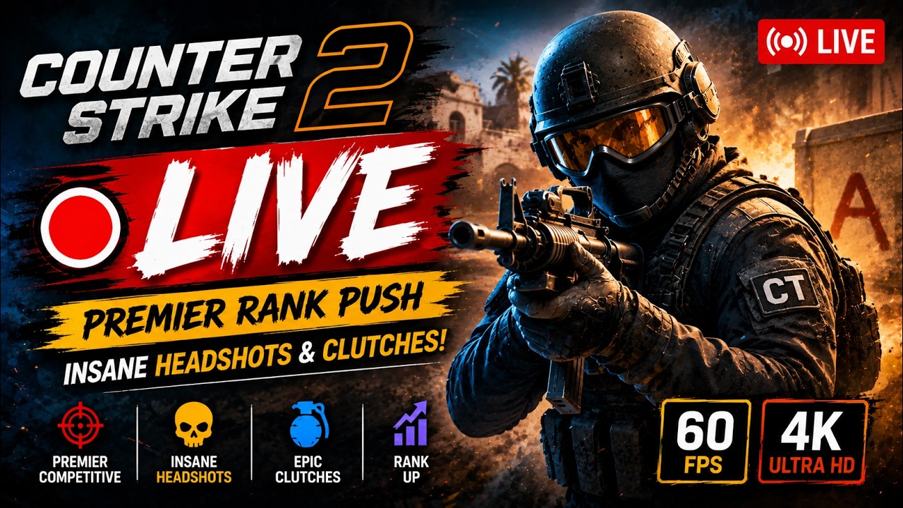 🔴 Counter-Strike 2 LIVE | High FPS Competitive Gameplay