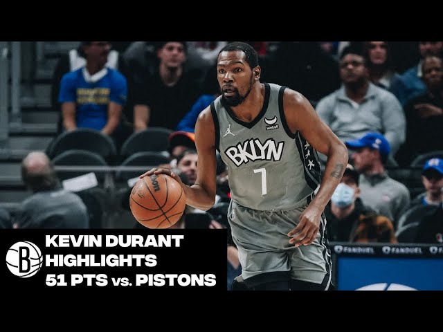 Kevin Durant Highlights | 51 points - Highest Scoring Game in the NBA This Season! background