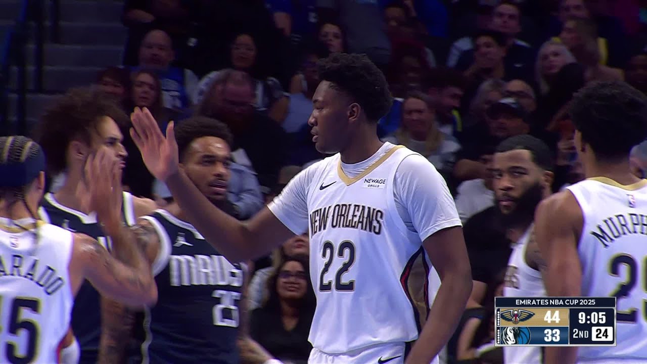 Derik Queen Highlights vs. Dallas Mavericks 11/21/25 background