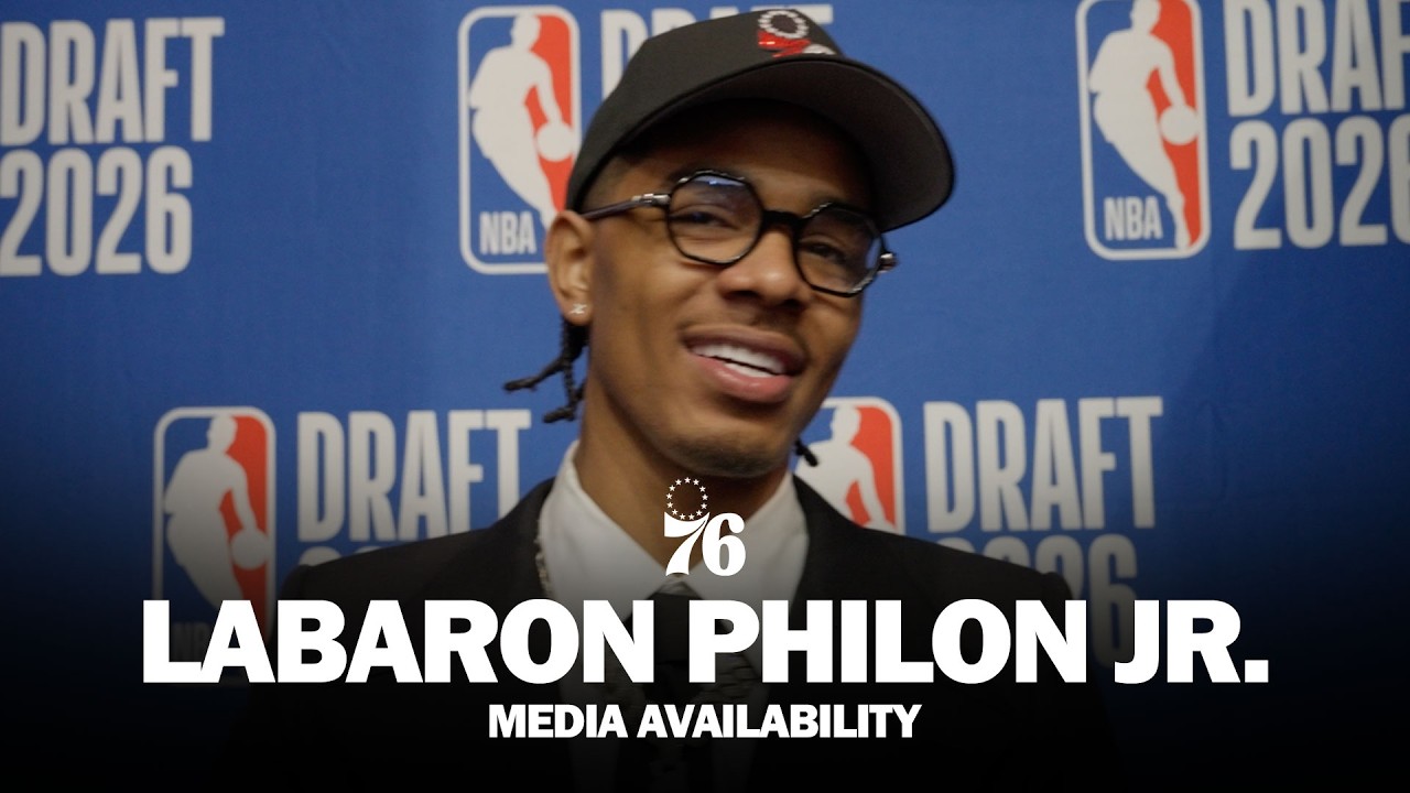 Philadelphia 76ers Draft Night Media Availability 🎙️ | Labaron Philon Jr. | 06.23.26