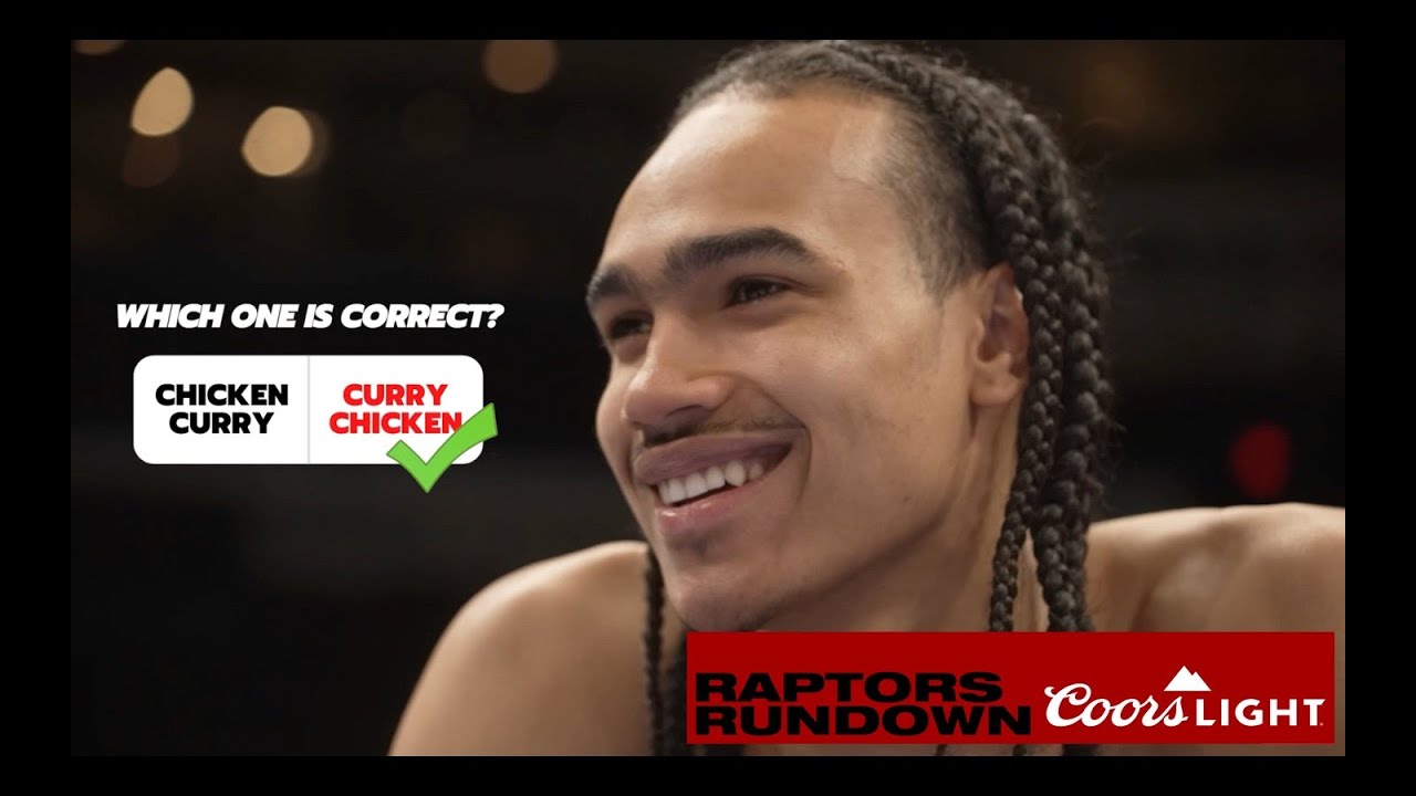 Chicken Curry or Curry Chicken? | Raptors Rundown pres. by Coors Light background