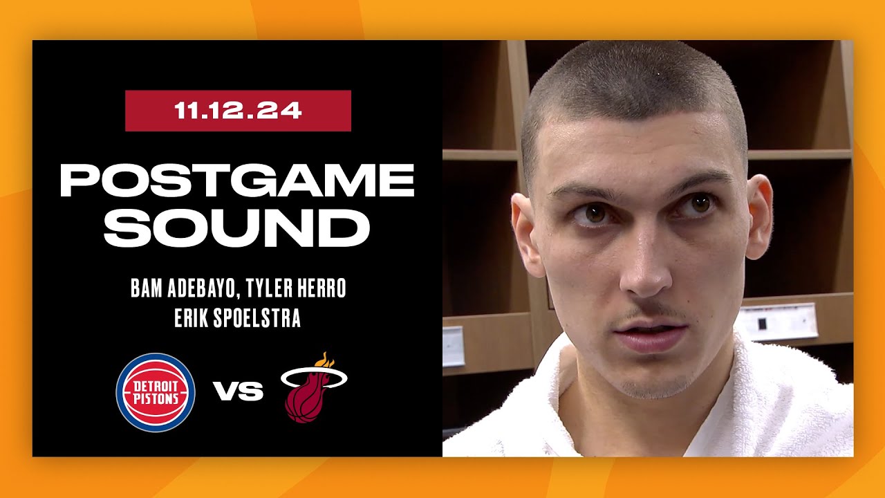 Postgame Interview: Bam Adebayo, Tyler Herro, Erik Spoelstra | November 12, 2024
