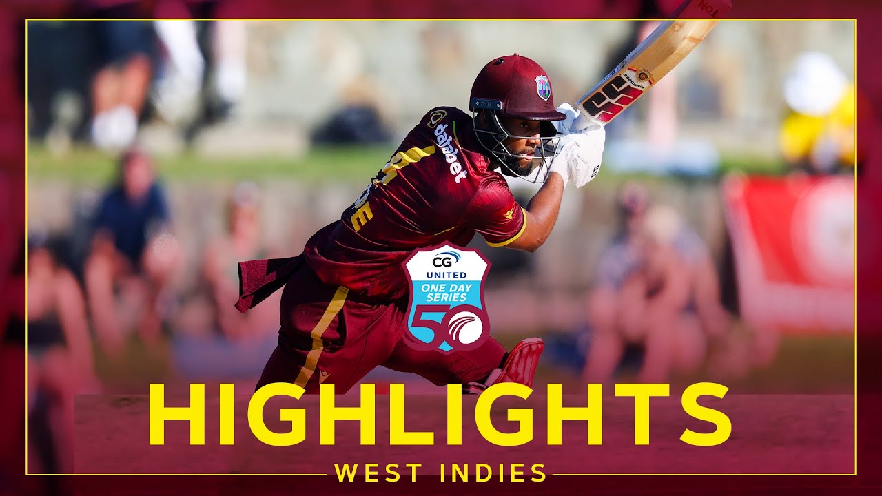 Highlights | West Indies v England | Shai Hope Strikes 68 But Visitors Win | 2nd CG United ODI