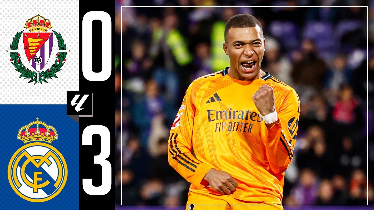 HIGHLIGHTS | Valladolid 0-3 Real Madrid | LaLiga 2024/25 background