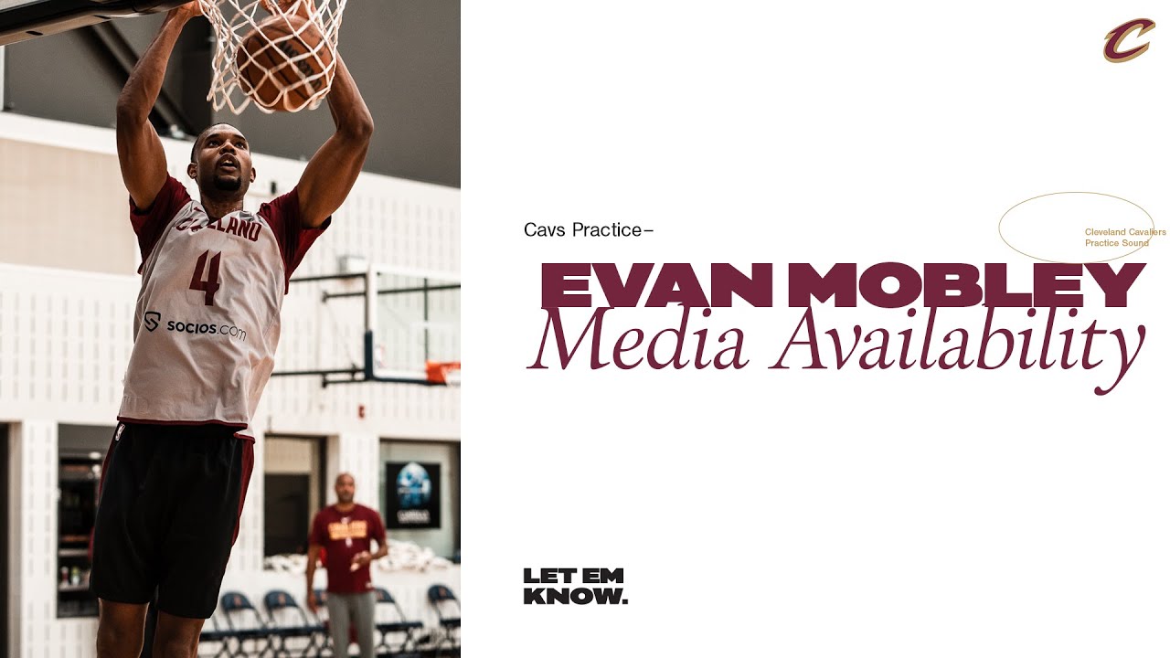 Cavs Practice: Evan Mobley background