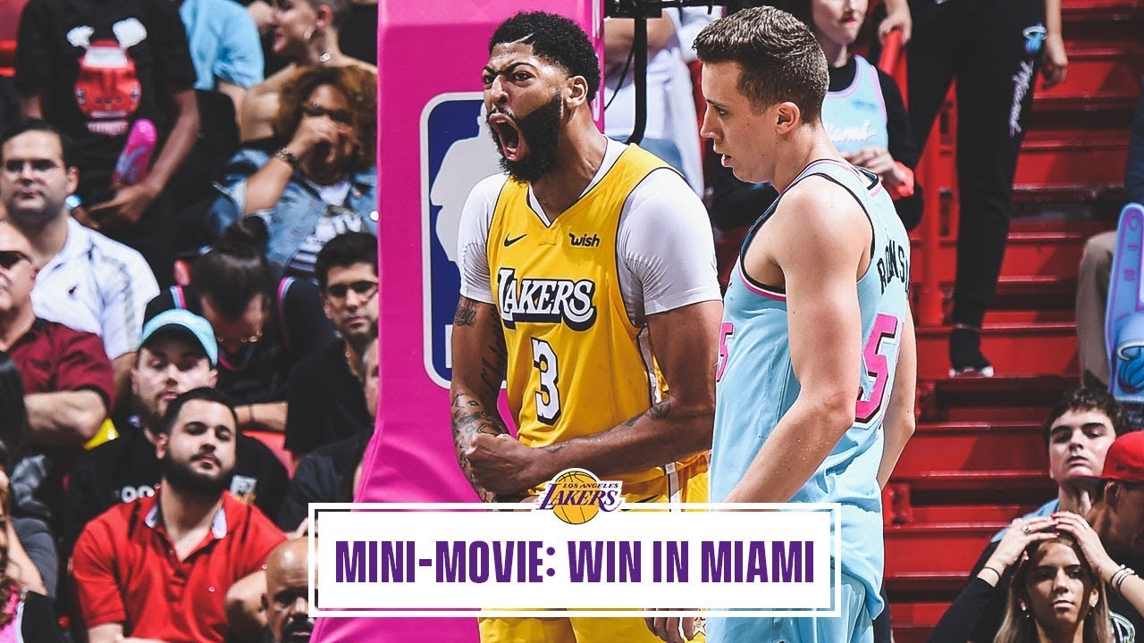 Mini-Movie: Lakers Hand Heat First Home Loss background