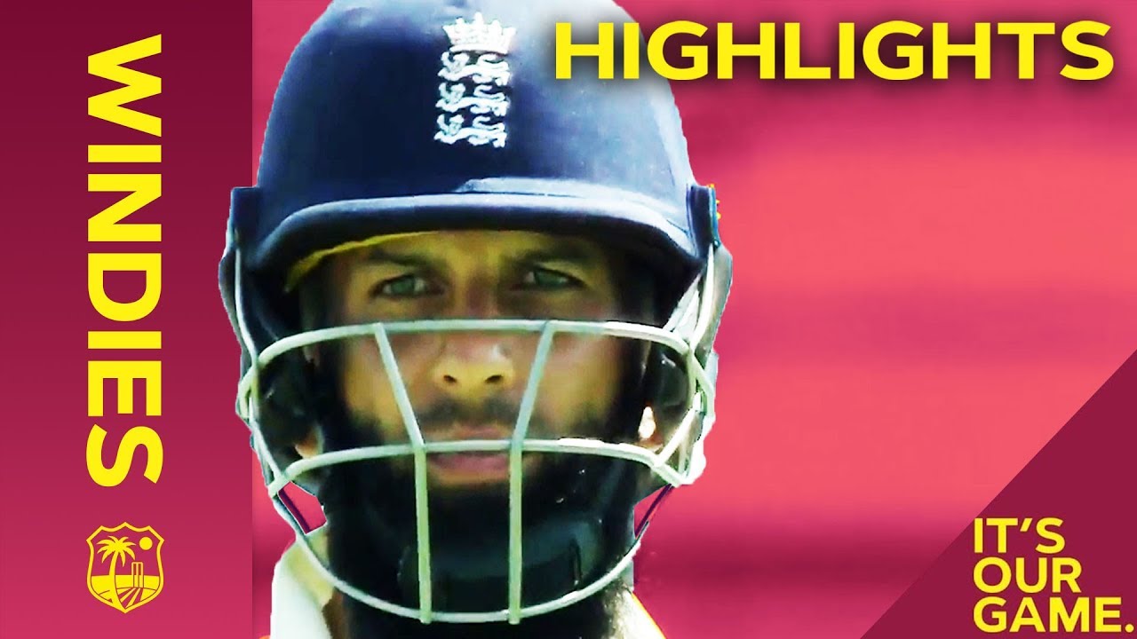 England All Out For 77! | Windies vs England 1st Test Day 2 2019 - Highlights background
