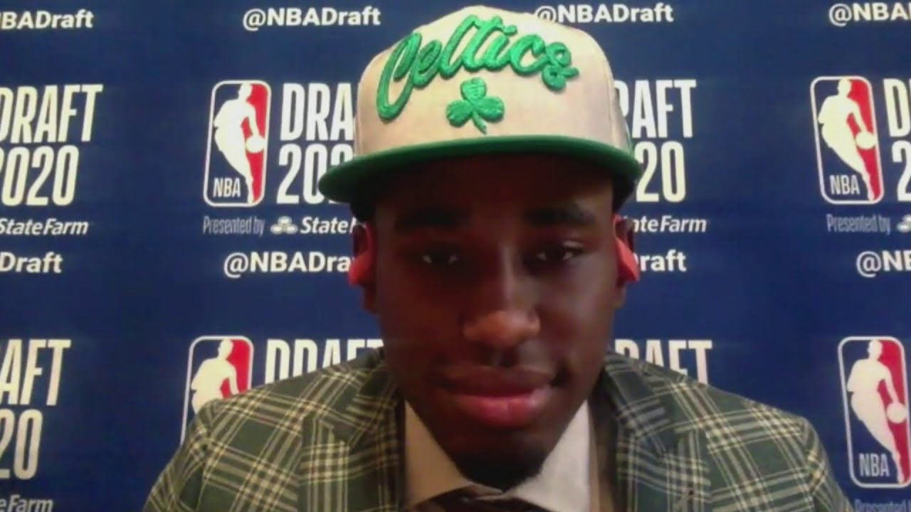 Aaron Nesmith | Celtics 2020 Draft Pick | NBA Draft Media Availability background