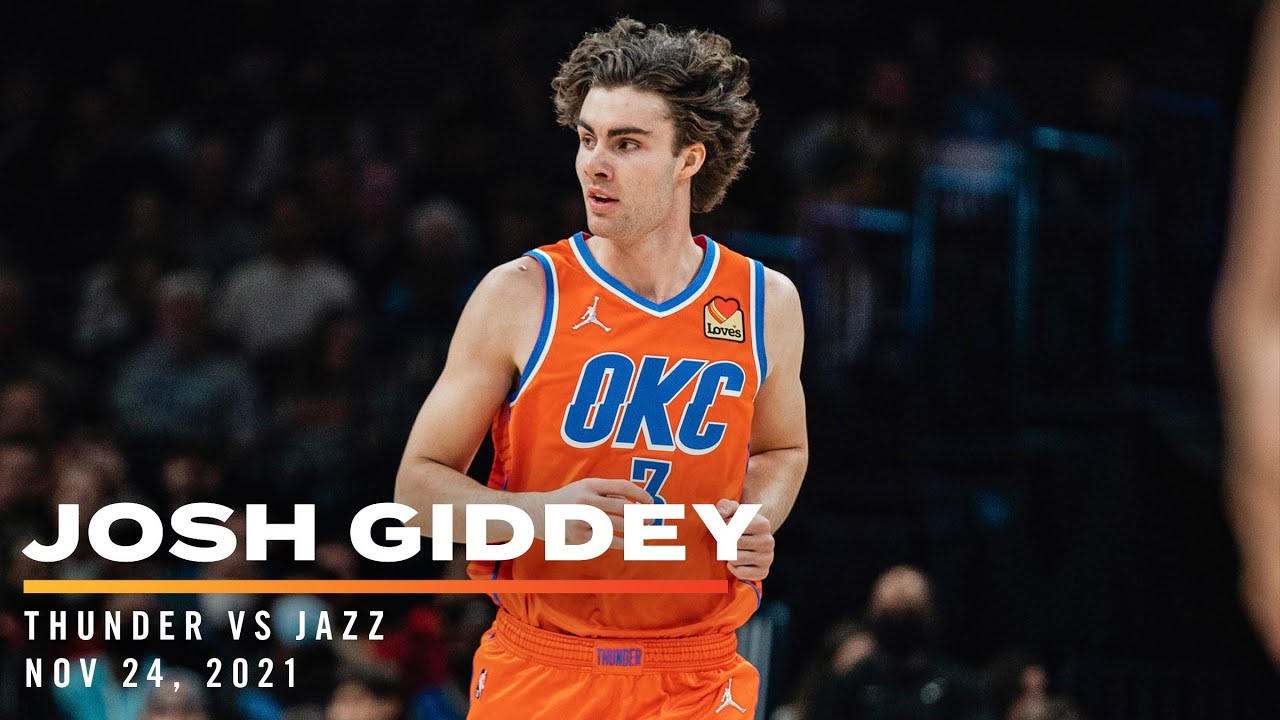 Highlights | Josh Giddey vs Jazz 11/24/2021 background