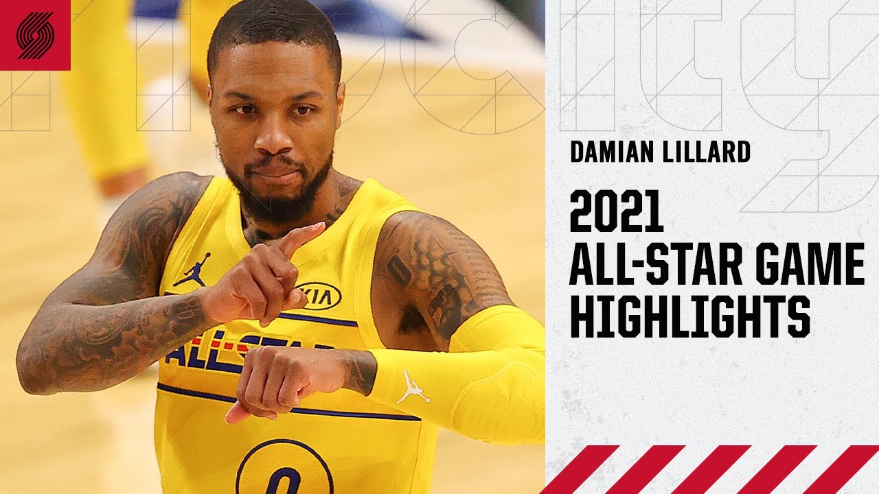 Damian Lillard (32 PTS) 2021 All-Star Game Highlights background